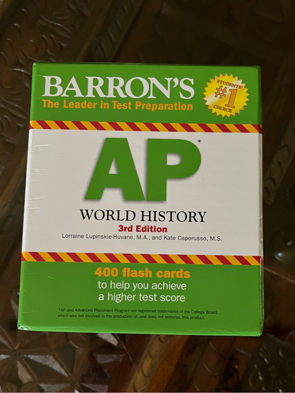 Barron's AP World History 3rd Edition Flash Cards - Green